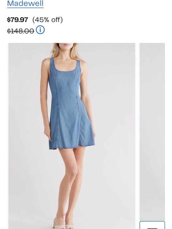 Madewell Dresses & Skirts - Madewell denim dress